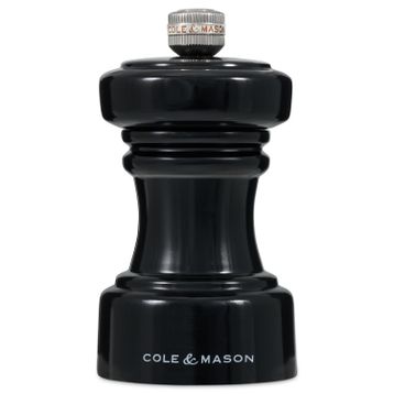 Cole & Mason Hoxton Parlak Siyah 104 mm Tuz Değirmeni