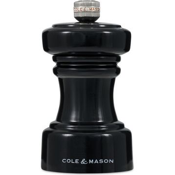 Cole & Mason Hoxton Parlak Siyah 104 mm Tuz Değirmeni