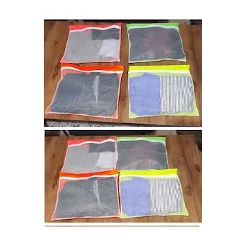 Colezium 4 Renk Bavul İçi Düzenleyici Fermuarlı 4 Adet Valiz Organizeri