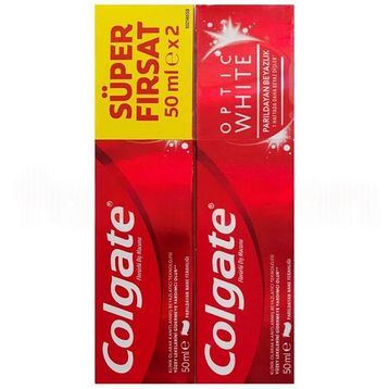 Colgate 2x50 ml Optic White Diş Macunu