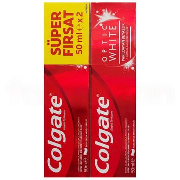 Colgate 2x50 ml Optic White Diş Macunu