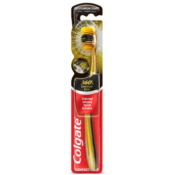 Colgate 360 Charcoal Gold Yumuşak Diş Fırçası