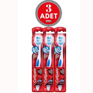 Colgate 360 Visible White 3 Adet Orta Diş Fırçası