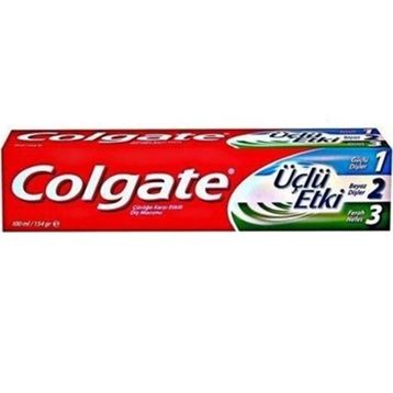Colgate 3'lü Etki 100 ml 12 Adet Diş Macunu