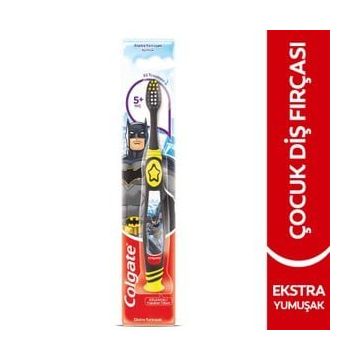 Colgate Barbie Batman 5+Yaş Dil Temizleyicili Ekstra Yumuşak Çocuk Diş Fırçası