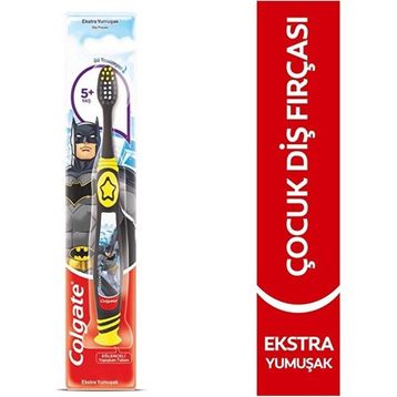 Colgate Barbie Batman 5+Yaş Dil Temizleyicili Ekstra Yumuşak Çocuk Diş Fırçası