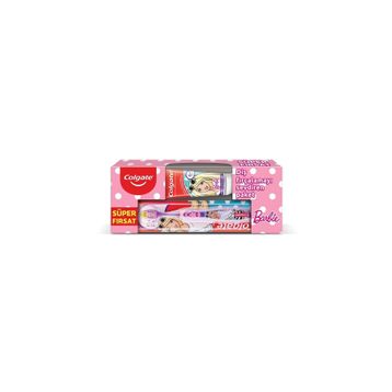 Colgate Barbie Batman 75 ml Çocuk Diş Macunu + Diş Fırçası