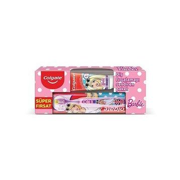 Colgate Barbie Batman 75 ml Çocuk Diş Macunu + Diş Fırçası