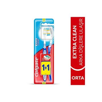Colgate Extra Clean 1+1 2 Adet Diş Fırçası