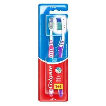 Colgate Extra Clean Orta 1+1 Diş Fırçası