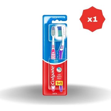 Colgate Extra Clean Orta 1+1 Diş Fırçası
