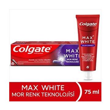 Colgate Max White Purple 75 ml Diş Macunu