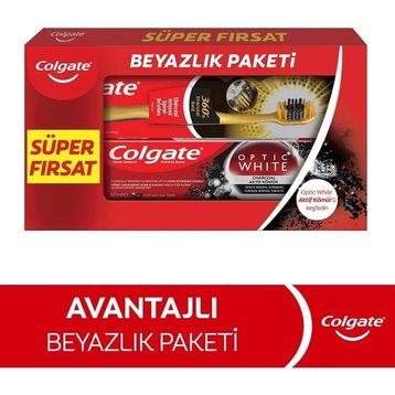Colgate Optic White 50 ml Diş Macunu ve 360 Diş Fırçası Yumuşak Seti