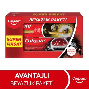 Colgate Optic White 50 ml Diş Macunu ve 360 Diş Fırçası Yumuşak Seti