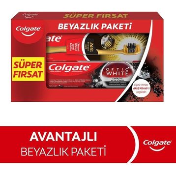 Colgate Optic White 50 ml Diş Macunu ve 360 Diş Fırçası Yumuşak Seti