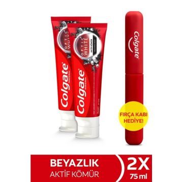 Colgate Optic White Aktif Kömür 2x75 ml Diş Macunu