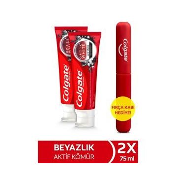 Colgate Optic White Aktif Kömür 2x75 ml Diş Macunu