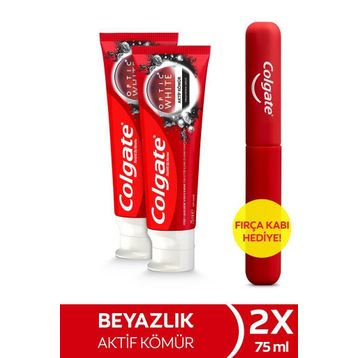 Colgate Optic White Aktif Kömür 2x75 ml Diş Macunu