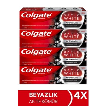 Colgate Optic White Charcoal Kömür 50x4 ml Diş Macunu