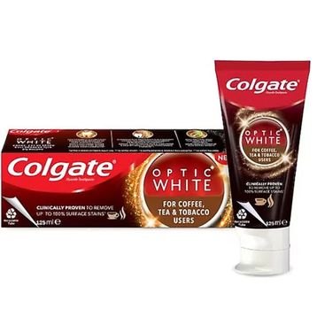 Colgate Optic White Kahve Çay ve Tütün Kullanıcıları İçin Beyazlatıcı 2x50 ml Diş Macunu