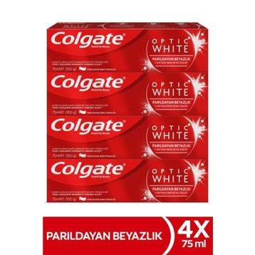 Colgate Optic White Parıldayan Beyazlık 4x75 ml Diş Macunu