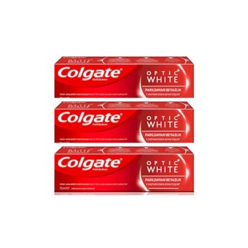 Colgate Optik Beyaz 3x75 ml Diş Macunu
