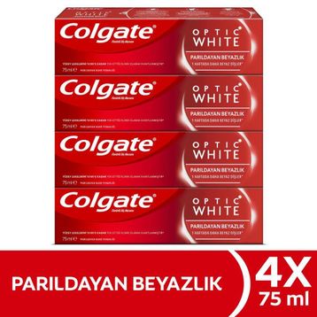 Colgate Optik Parıldayan Beyazlık 4x75 ml Diş Macunu