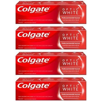 Colgate Optik Parıldayan Beyazlık 4x75 ml Diş Macunu