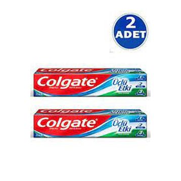 Colgate Üçlü Etki 2x75 ml Diş Macunu