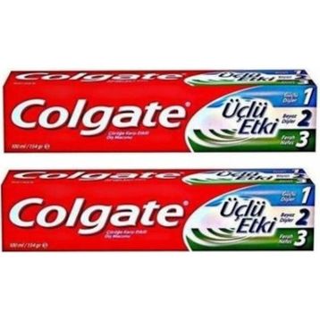 Colgate Üçlü Etki Nane 2x100 ml Diş Macunu
