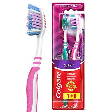 Colgate Zigzag Diş Arası Temizliği 2'li Orta Diş Fırçası