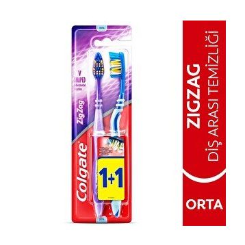Colgate Zigzag Diş Arası Temizliği Orta 1+1 Diş Fırçası