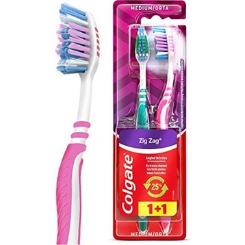 Colgate Zigzag Diş Arası Temizliği Orta 1+1 Diş Fırçası
