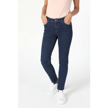 Colin's 703 Carla Orta Bel Düz Paça Slim Fit Koyu Mavi Kadın Jean Pantolon