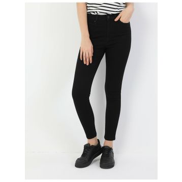 Colin's 760 Diana Yüksek Bel Dar Paça Süper Slim Fit Siyah Kadın Jean Pantolon