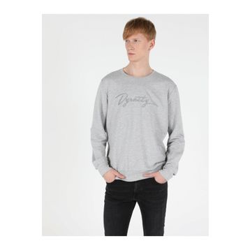 Colin's CL1050658_Q1.V2_MGA Regular Fit Erkek Gri Melanj Sweatshirt