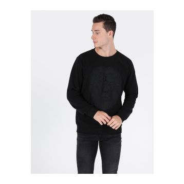 Colin's CL1051127_Q1.V2_BLK Regular Fit Erkek Siyah Sweatshirt