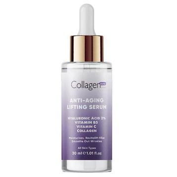 Collagen Forte Hyaluronik Asit 2 Vitamin B5 Nemlendirici ve 30 ml Kırışıklık Karşıtı Lift Serum
