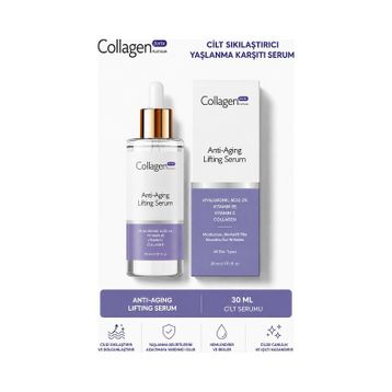 Collagen Forte Hyaluronik Asit 2 Vitamin B5 Nemlendirici ve 30 ml Kırışıklık Karşıtı Lift Serum