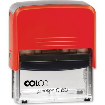 Colop C60 Otomatik Kaşe 37x76 mm Kırmızı Keçe