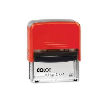 Colop C60 Otomatik Kaşe 37x76 mm Kırmızı Keçe