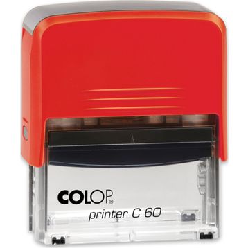 Colop C60 Otomatik Kaşe 37x76 mm Kırmızı Keçe