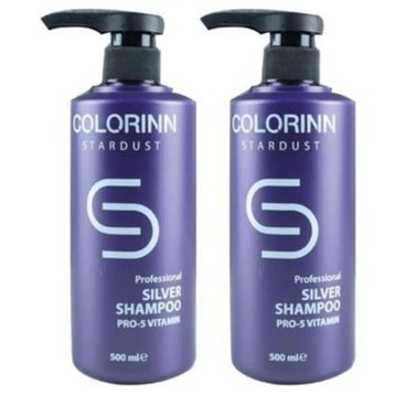 Colorinn 2x500 ml Stardust Silver Mor Şampuan