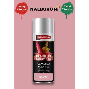 Colorıum Ral 3015 Açık Pembe 213 400 ml Özel Renklendirilmiş Selülozik Mat Sprey Boya