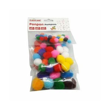 Colorland Karışk 60'lı Simli Ponpon