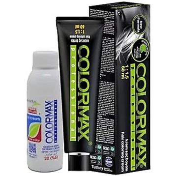 Colormax 1 Siyah Saç Boyası + Oksidan Krem