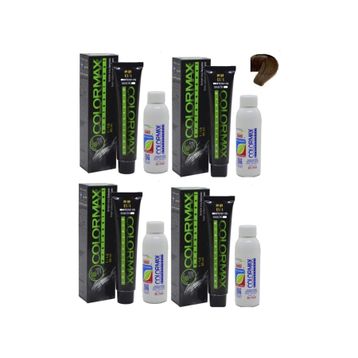 Colormax 7.11 Yoğun Küllü Kumral 4'lü Saç Boyası + 90 ml Oksidan Krem