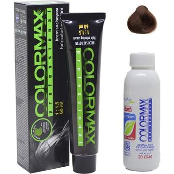 Colormax 7.35 Kumral Dore Akaju Saç Boyası + 90 ml Oksidan Krem
