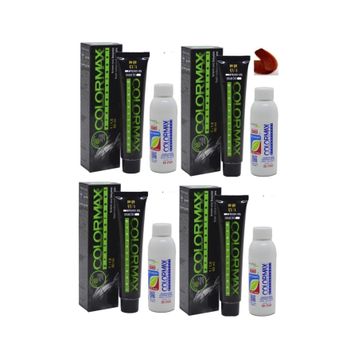 Colormax 9.43 Tarçın Bakır Saç Boyası + 4x90 ML Oksidan Krem