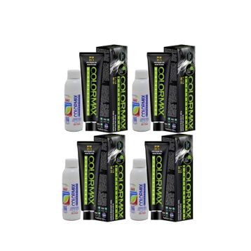 Colormax SPS076 Nouveau 2025/08.73 Kahve Köpüğü 4x60 ml Saç Boyası+4x90 ml Oksidan